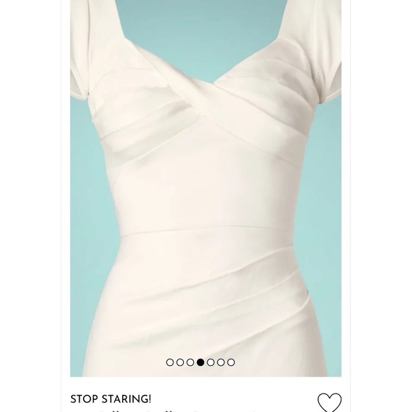 STOP STARING! 50s Billion Dollar Dress in Ivory, Size 22, NWT - Picture 8 of 12